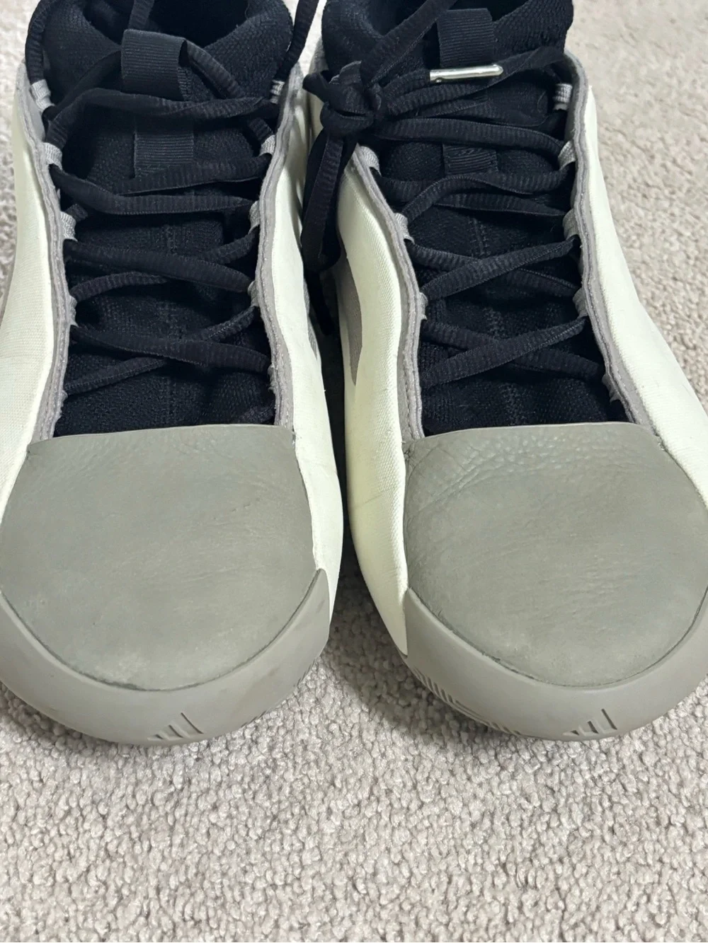 Harden Vol. 8 Men's Size 11 Athletic Basketball Sneakers Feather Gray Suede